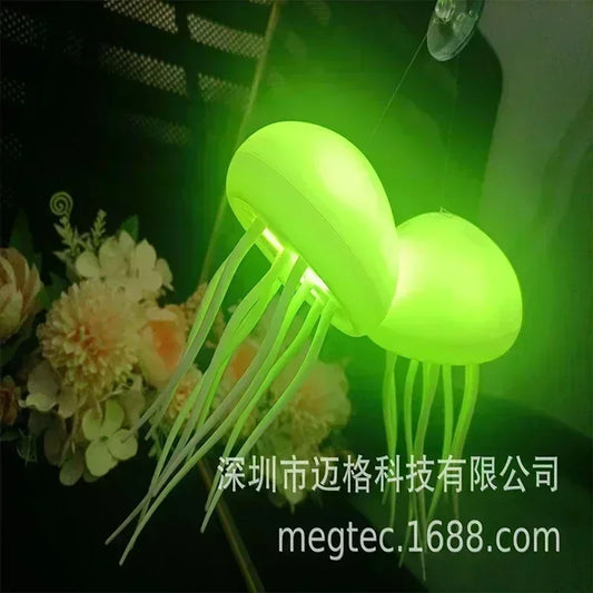 Upgraded Silent Jellyfish Lamp, Jelly Fish Light with Dancing Legs, Voice Control for Bedrooms, Living Room and Christmas Gifts
