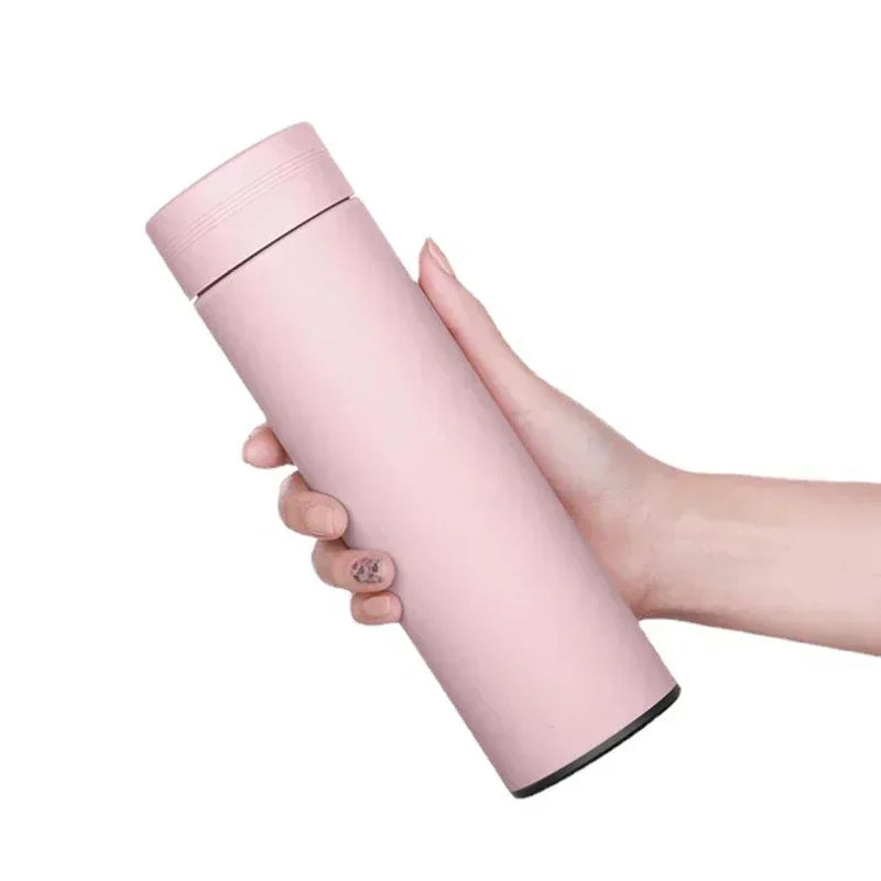 500Ml Stainless Steel Thermos Bottle with Digital Temperature Display LED Intelligent Temperature Measurement Cup Vacuum Flask