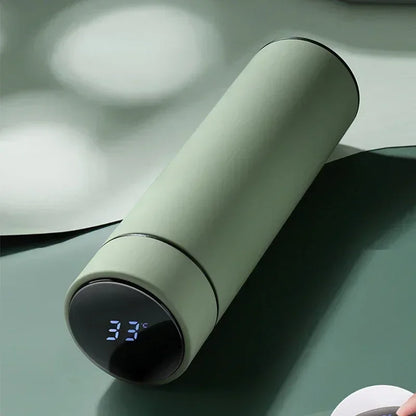 500Ml Stainless Steel Thermos Bottle with Digital Temperature Display LED Intelligent Temperature Measurement Cup Vacuum Flask